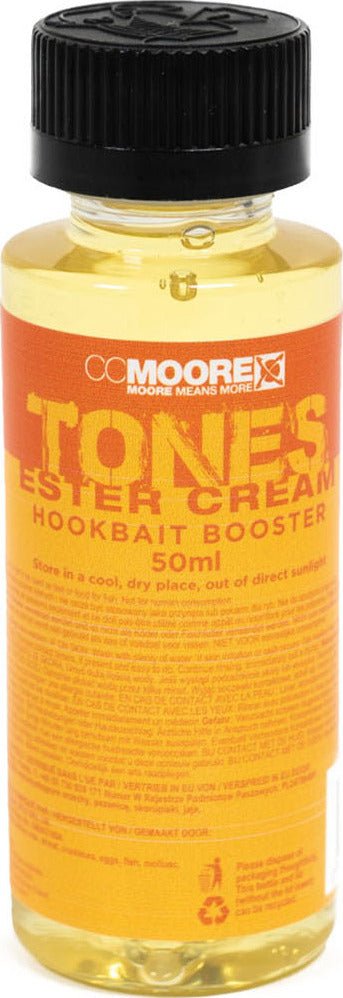 CC Moore Ester Cream - Tones - Hookbait Booster - 50ml - dé KarperCentrale CC Moore Ester Cream - Tones - Hookbait Booster - 50ml - dé KarperCentrale