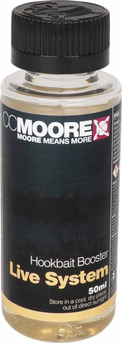 CC Moore Live System Hookbait Booster - 50ml - dé KarperCentrale CC Moore Live System Hookbait Booster - 50ml - dé KarperCentrale