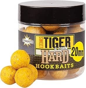 Dynamite Baits Sweet TIger & Corn Hard Hookbaits - 20mm - KarperCentrale Dynamite Baits Sweet TIger & Corn Hard Hookbaits - 20mm - KarperCentrale