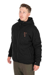 Fox Collection Sherpa Hoody Black/Orange - dé KarperCentrale