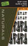 Fox Edges Naturals Slik Lead Clip + Pegs - dé KarperCentrale