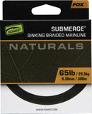 Fox Submerge Naturals Sinking Braid - 300m - dé KarperCentrale