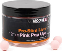 Pro-Stim Játra - Pop-up boilies - 12mm - Růžové