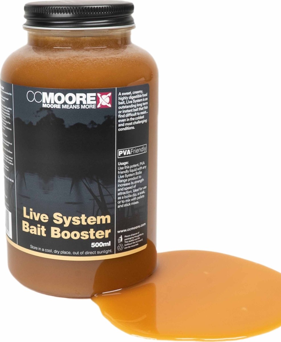 CC Moore Live System Bait Booster - 500ml - dé KarperCentrale
