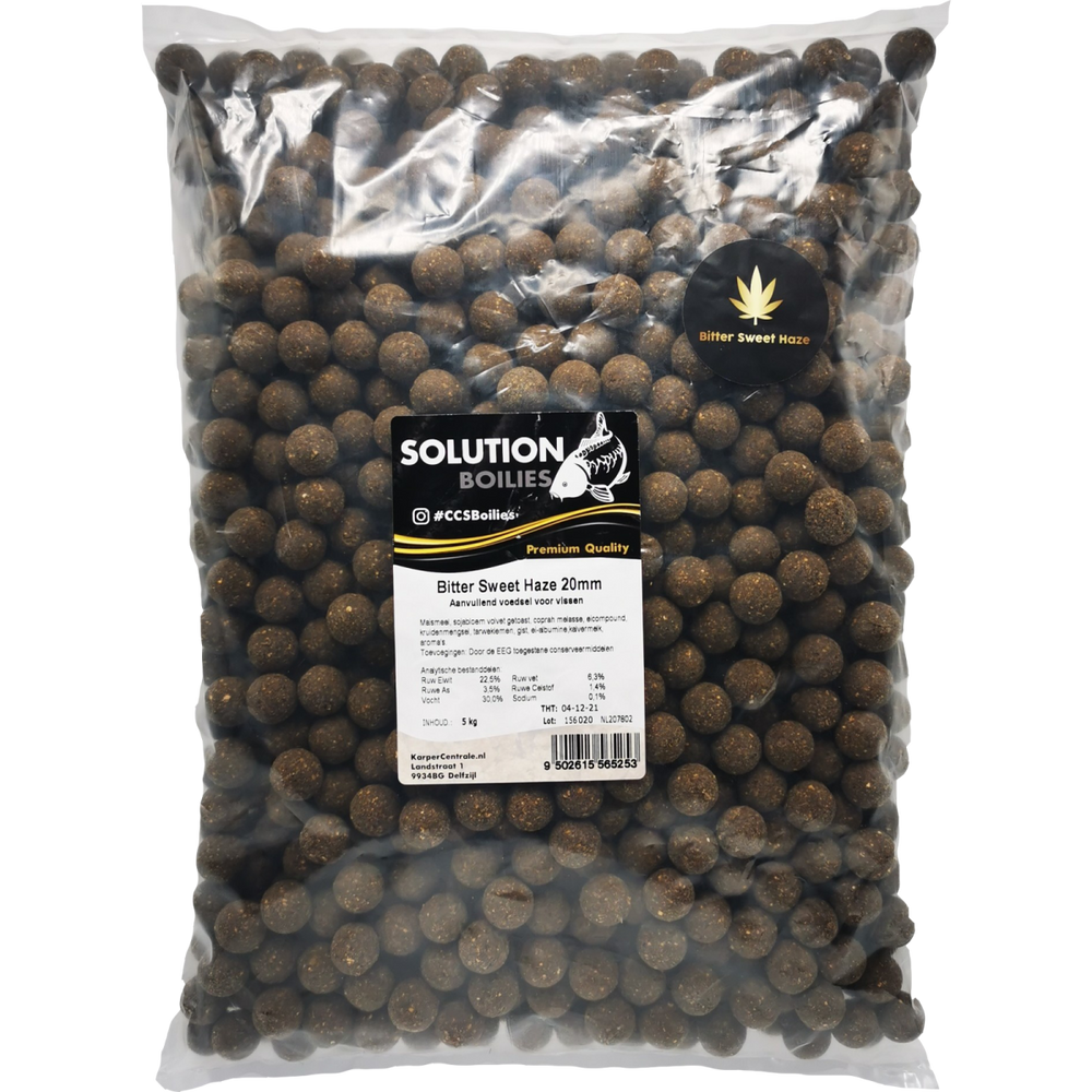 CC Solution Boilies Premium Range - Bitter Sweet Haze Boilies - 5KG - dé KarperCentrale