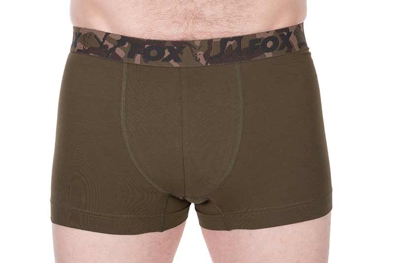 Fox Boxer Korte broek 2pk khaki / black - dé KarperCentrale