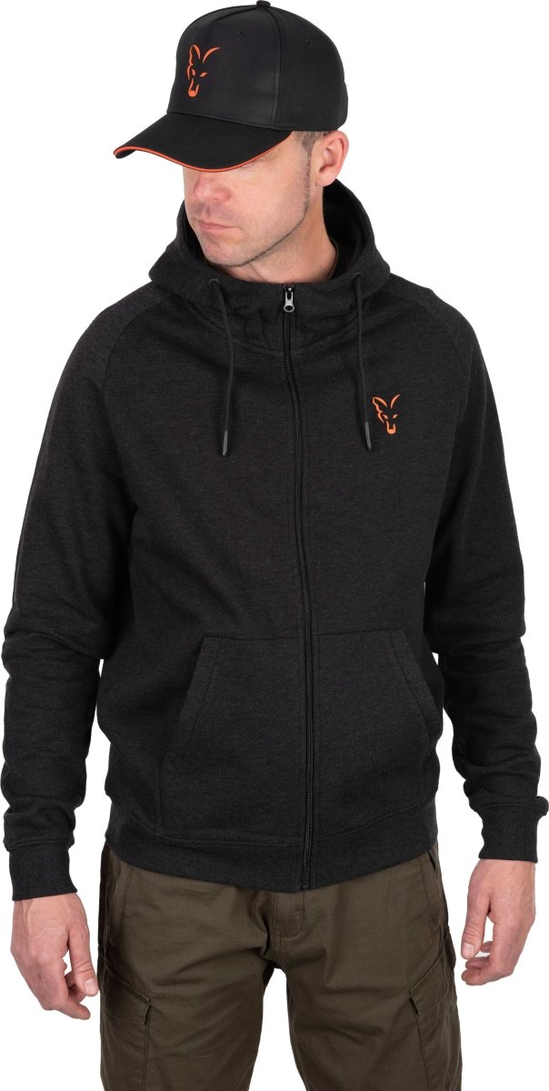 Fox Collection LW Hoody Black/Orange - dé KarperCentrale