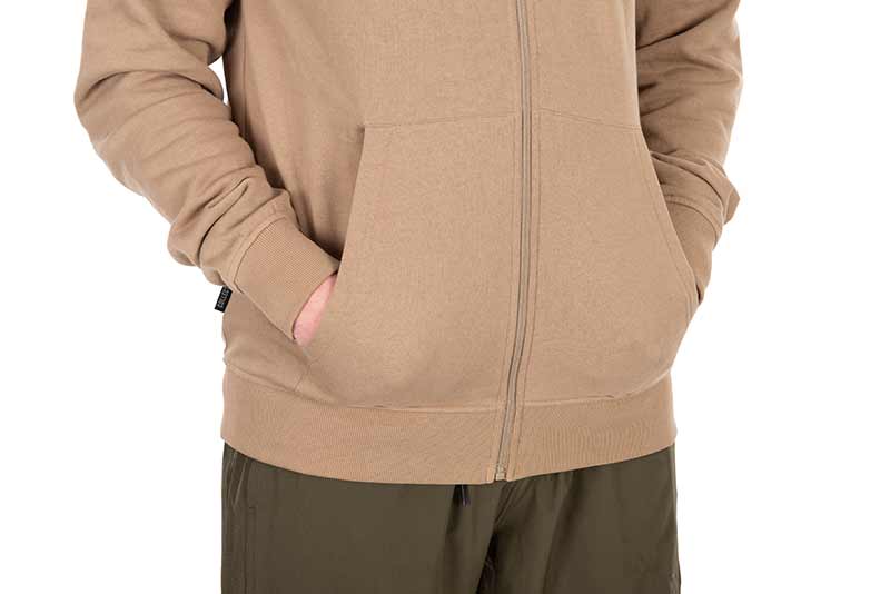 Fox Collection LW Zip Hoody Tan Ltd - dé KarperCentrale