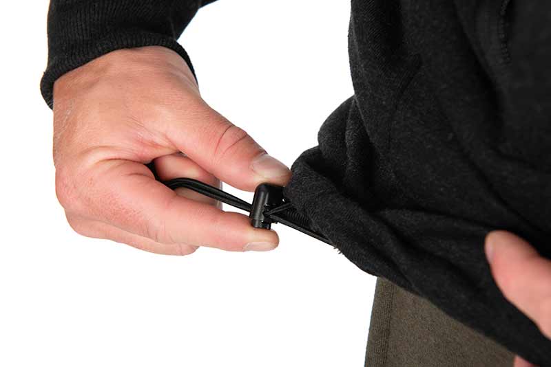 Fox Collection Sherpa Hoody Black/Orange - dé KarperCentrale