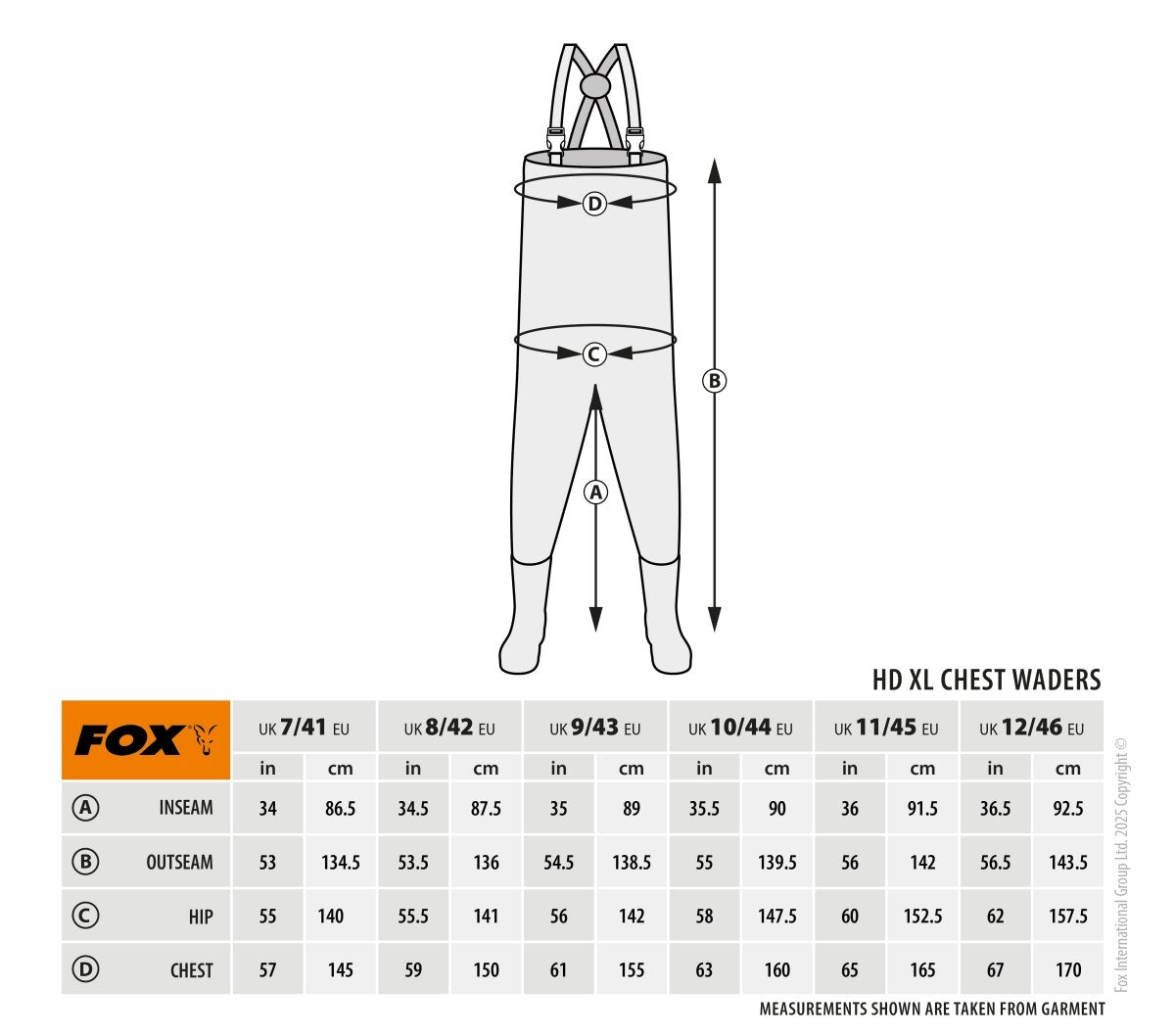 Fox Khaki HD XL Waadpak - dé KarperCentrale